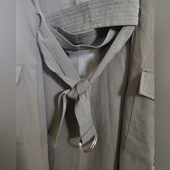 Olive Trench style Jacket from Le Château - Picture 3 of 4